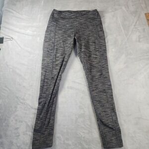 IUGA Gray & Black Leggings Side Pockets Size M Athleisure Yoga Sports Loungewear